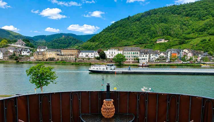 Fewo mit Blick auf die Mosel